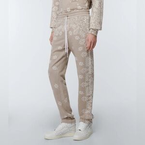 AMIRI NWT Bandana cotton jersey sweatpants XL